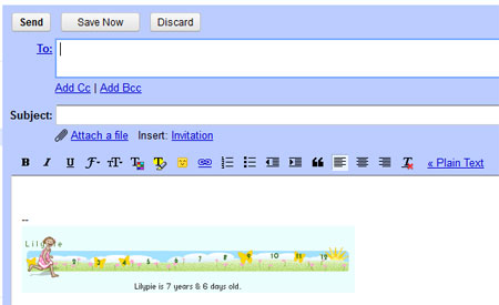 Gmail Rich formatting Gmail Rich formatting