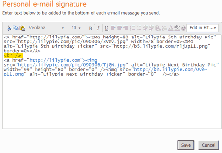 Hotmail 2 signatures Hotmail 2 signatures