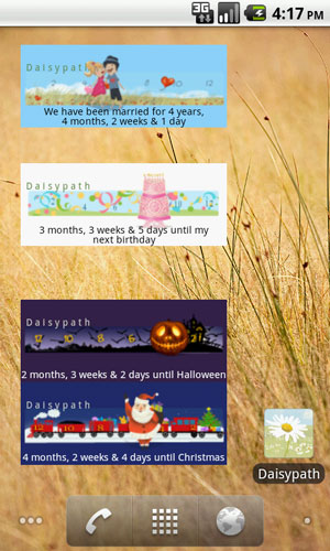 Daisypath App Widget Daisypath App Widget